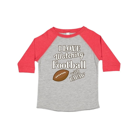 Inktastic Papaw Football Grandson Gift Boys or Girls Toddler T-Shirt