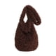 thumbnail image 2 of Bolso peludo para mujeres | Bolso grande de piel sintética y suave | Diseño de orejas de conejo adorables | Bandolera de invierno | Estilo ligero bajo las axilas | Cierre magnético | Bolsillo del, 2 of 9