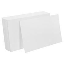 WRISTBIQUE 75pcs Blank Bookmarks White Cardstock Make Your Own Bookmark Reading Notes Artistic Design