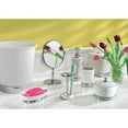 thumbnail image 2 of iDesign York Lyra Facial Tissue Box Cover/Holder for Bathroom Vanity, 5.75" x 5.75" x 5.5", White, 2 of 2