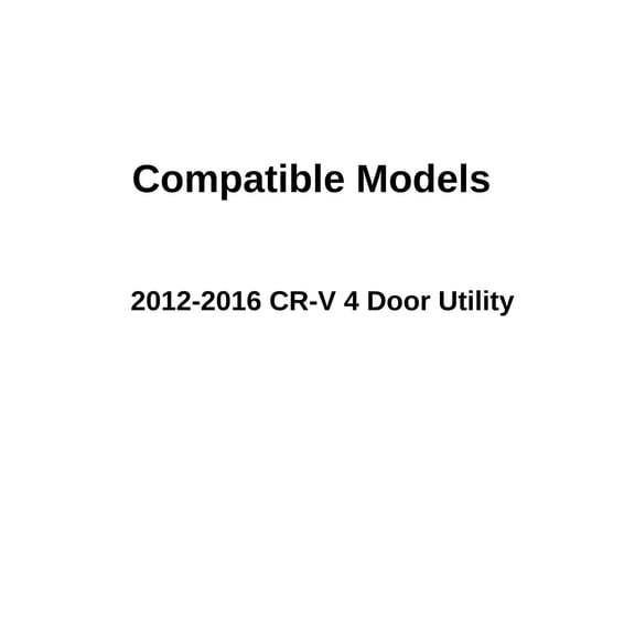 Driver Left Side Front Door Window Door Glass Compatible with Honda CR-V 2012-2016 Models