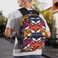 thumbnail image 6 of Defioc Fox Face Pattern Laptop Backpack for Men and Women,Casual Backpack Dayback Sports Bookbag for Travel Running Hiking, 6 of 6