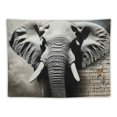 thumbnail image 5 of Sheronv Elephant Tapestry Wall Hanging Unique Style Graphic Tapestries Home Wall Decor Art for Living Room Bedroom Apartment Farmhouse Dorm 40x60inch, 5 of 6