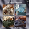 thumbnail image 6 of U by Bedsure 100% Rayon Derived from Bamboo King Sheet Set, 4 Piece Cooling 16" Deep Pocket Soft Bed Sheets, Beige, 6 of 10