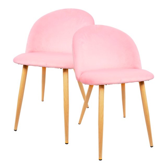 Set de Sillas Velvet Gaon Terciopelo Rosa 2 piezas GN-FC04