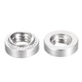 thumbnail image 4 of Unique Bargains Self -Clinching Nuts,#10-32x0.14-Inch Stainless Steel Rivet Nut Round Head Steel Metal Sheet Mounting Fastener 100pcs, 4 of 5
