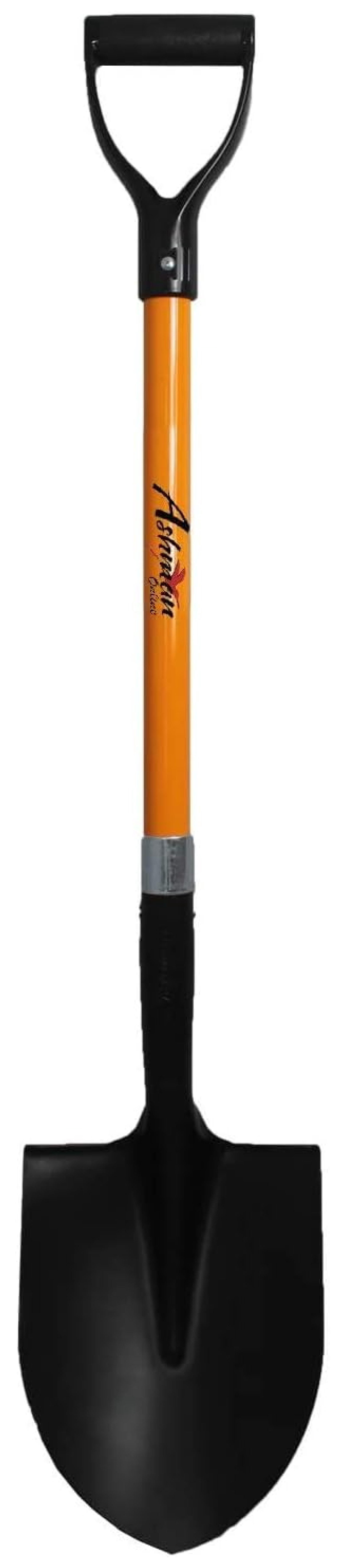 Ashman Heavy-Duty Digging Shovel (2 Pack) with Trenching Blade and 41-Inch Comfortable Handle - Ideal for Garden, Landscaping, Construction, and Masonry - Perfect for Digging Soil, Dirt, and Gravel.