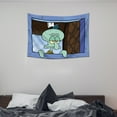 thumbnail image 5 of Large Funny Octopus Cartoon Tapestry Wall Hanging Window Design for Bedroom Home Decor Size 3x4 Feet College Dorm Room Man Cave Frat Wall Outdoor Flag Size 48x36 Inches, 5 of 7