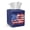American Flag Turtle, variant on TSOVTHRID Tropical Pineapple Print Square Tissue Box Cover, Hibiscus Stripe Plumeria Print Warterproof Facial Tissue Case Holder Stain Resistant PU Leather Tissue Box Holder for Bedroom Bathroom