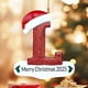 thumbnail image 1 of Adornos navideños, adornos navideños, regalos navideños, 26 letras, decoración para árbol de Navidad, adornos colgantes para árbol de Navidad, adornos navideños personalizados, decoración navideña, de, 1 of 6