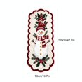 thumbnail image 2 of Christmas Runner Rug, 47.2 Inch Snowman Floor Mat, Holiday Decoration for Bedroom Fireplace Entryway A, 2 of 8