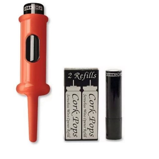 Abridor de botellas de vino Cork Pops Original, fácil de quitar