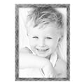 thumbnail image 2 of ArtToFrames 18" x 26" Hammered Steel Metallic Picture Frame, 18x26 inch Silver Wood Poster Frame (WOM-5264),  Pack, 2 of 7