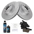 thumbnail image 2 of Front Ceramic Brake Pad, Performance Rotor & Chemical Kit for BMW BKA21661, 2 of 6