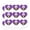 Opaque, variant on Powerpuff Girls Mojo JoJo Head Heart Shaped Planner Calendar Scrapbook Craft Stickers
