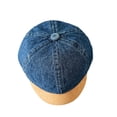 thumbnail image 4 of Gorra de béisbol para niños, gorra de béisbol, visera de moda, de mezclilla lavada, gorra informal con visera Azul oscuro, 4 of 9