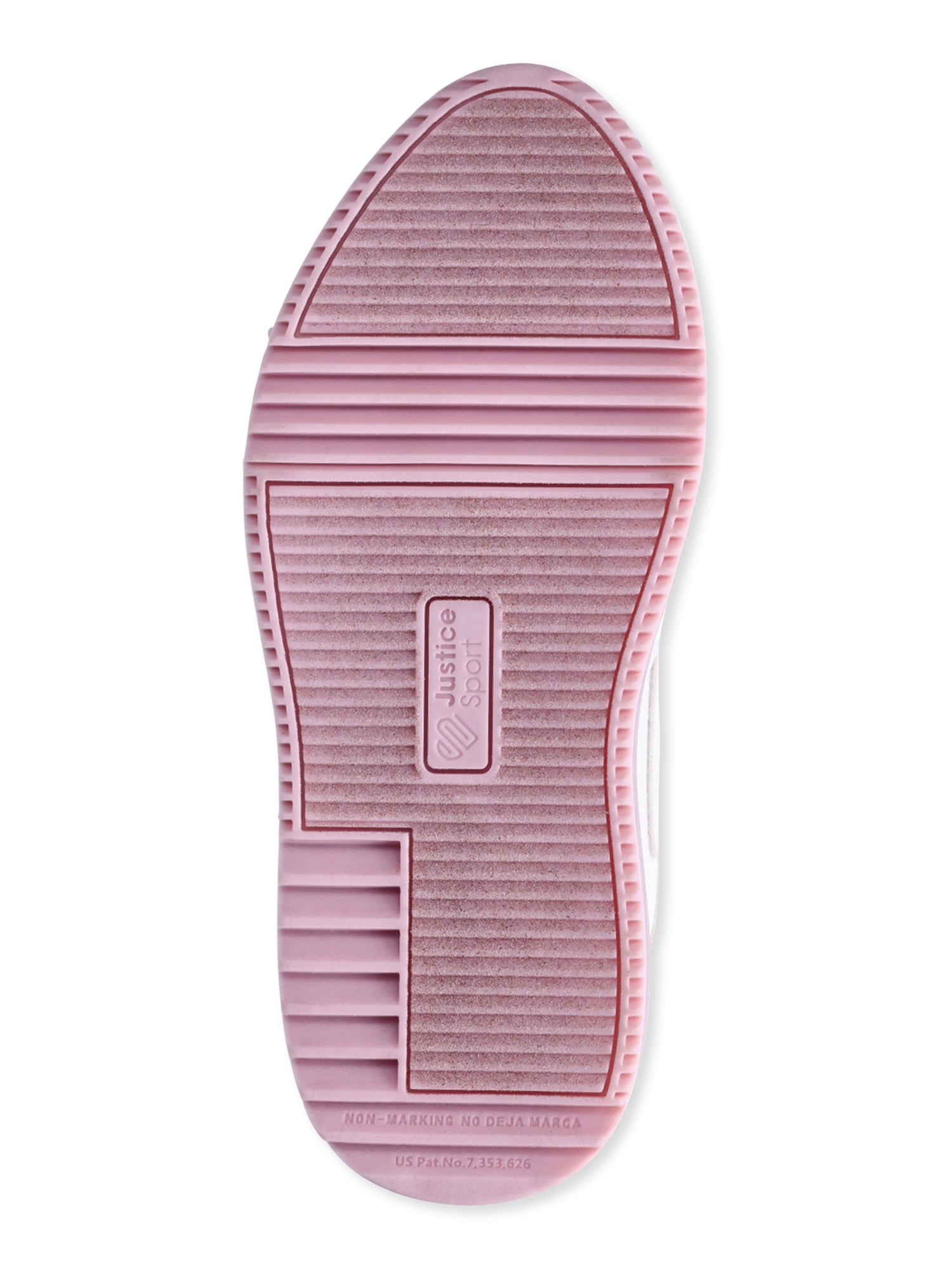 Justice Little Girl & Big Girl Beaded Low Court Sneaker