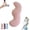 Pink, variant on Pea Pod Body Pillow for Side Sleeper,S Shaped Full Body Support Pillow, Soft Ergonomic Pillow for Back, Hip & Leg Support, Hug Pillow with Cooling Fabric, 80cm Small Throw Pillow