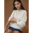 thumbnail image 2 of Thick Knit Crew Neck Long Sweater, 2 of 5