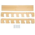 thumbnail image 1 of Herwey Fishing Rod Storage Rack Holder Pole Bracket 6-Rod Rack Fishing Pole Holder Rod Holder Rack Wall Mount Display Stand, 1 of 8