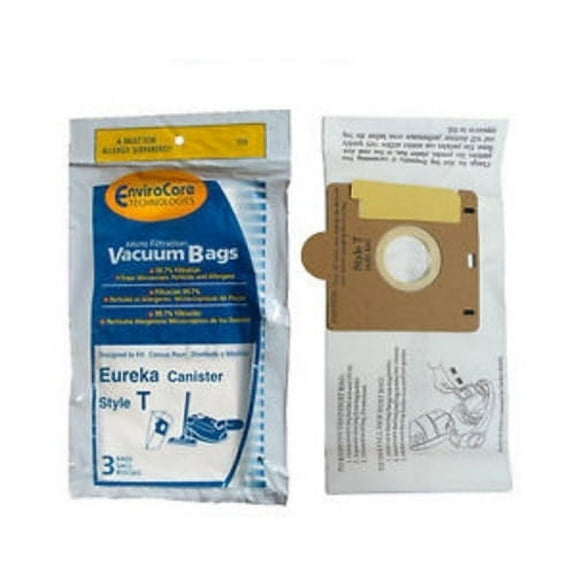 Eureka Canister Vacuum 970A, 970 Series Type T Bags 3 Pk Part - 133