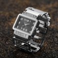 thumbnail image 4 of Fashion Ladies Watch Cansnow Luxury Gold And Silver Watch Exquisite Personality Bracelet Watch Rectangular Dial Ladies, 4 of 8