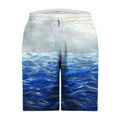 thumbnail image 4 of ZCFZJW Men's Swim Trunks Quick Dry Bathing Suit Swimming Board Shorts Regular Fit Casual Tropical Palm Tree Printed Drawstring Elastic Waist Beach Swimwear with Pockets Multicolor#03 XL, 4 of 4