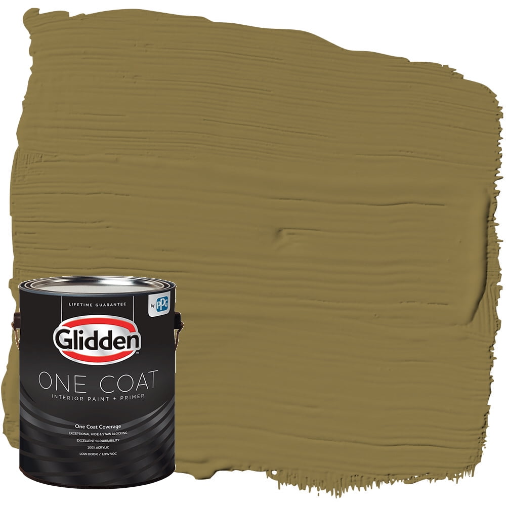 Glidden One Coat Interior Paint and Primer, Pickled Okra / Green, 1
