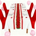 thumbnail image 6 of ZhyrZng Valentine's Day Table Runner 33x180cm - Non Slip Polyester Table Cloth Mat featuring Romantic Heart Rose Print & Anti Pilling Fabric for Wedding Anniversary Dinner Decor, 6 of 7