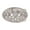 Silver, variant on 1 1/2" Antique Silver Brass Oval Perforated Engraved Crystal Rhinestone Western Floral Belt Buckle