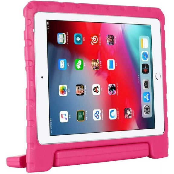 Golden Sheeps Kid Friendly Case Compatible for iPad Pro 11" 2020 Released & iPad Pro 11" 2018 Released Shockproof Ultra Light Weight Convertible Handle Stand Cover (Rose)