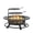 43 inches, variant on 47 Inch Outdoor Fire Pit With 2 Grills Extra Large Bbq Firepits
