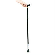 Black Folding Cane T Shape Handle Adjustable 1/CS