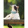 thumbnail image 5 of Spiked Dog Collar,PU round head anti bite pet collar with cool rivet nails and bullet heads, punk style cat and dog collar, for Small Medium Large Dogs Male Cats Goat, 5 of 9
