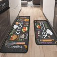 thumbnail image 4 of Kitchen Rug Sets of 2 Piece Non Slip Kitchen Rugs and Mats Washable Kitchen Mats for Kitchen Floor Mat Carpet Runner Rugs for Hallway Laundry Decor 17\u201dx30\u201c+17'''' X 47'''', 4 of 6