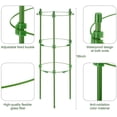 thumbnail image 2 of 4 piezas de soporte para plantas de jardín, jaula para cultivo de tomates, jaula para plantas trepadoras, con 4 piezas de orejas de autorriego y 1 pieza de línea de amarre para plantas con flores, suministros para plantas trepadoras de tomate de 45 cm brillar Electrónica, 2 of 5