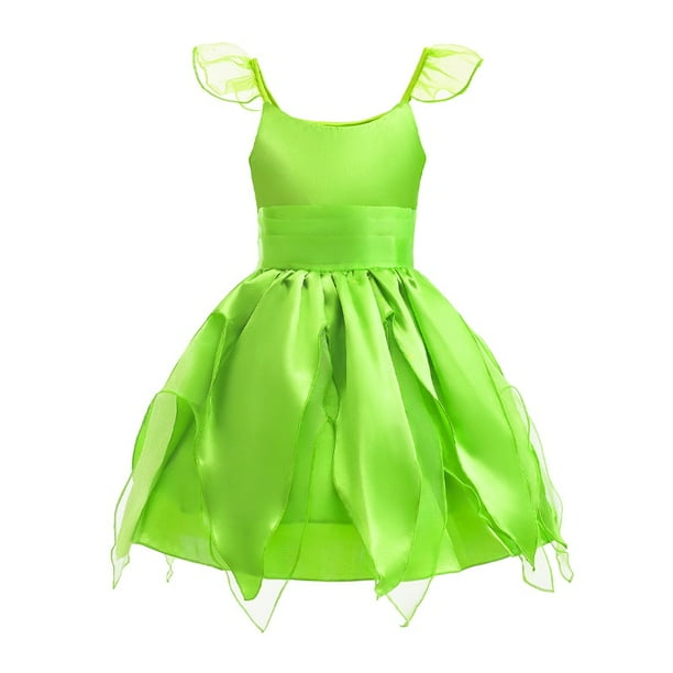 Costume de princesse Disney pour b b fille robe Tutu verte pour
