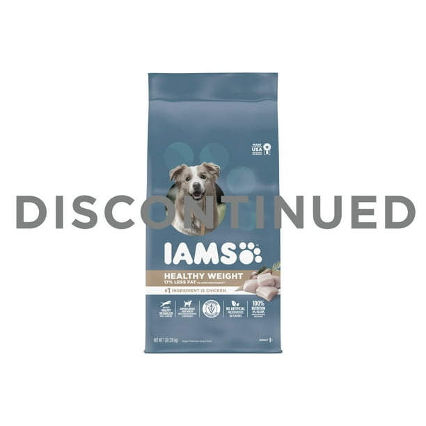 IAMS Adult Healthy Weight Control Dry Dog Food with Real Chicken, 7 lb. Bag