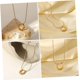 thumbnail image 3 of Fashionable Clavicle Necklace for Women with Horseshoe Pendant Necklace for Special Occasions Year Christmas', 3 of 5