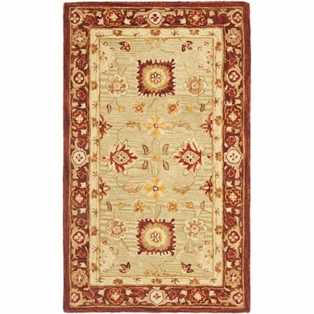 Safavieh Anatolia Sage - Safavieh Anatolia Sherman Traditional Wool Area Rug or Runner