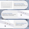 thumbnail image 6 of 36'' Bathroom Vanity, Bathroom Vanity with Sink, Bathroom Sink Vanity Cabinet with 2 Doors and 5 Drawers, Modern Bathroom Storage Cabinet Large Storage, Blue, 6 of 7