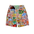 thumbnail image 1 of Los pantalones cortos de verano son sueltos y cómodos para dormir en casa, pantalones con estampado de dibujos animados, pijamas, pantalones casuales, 1 of 5