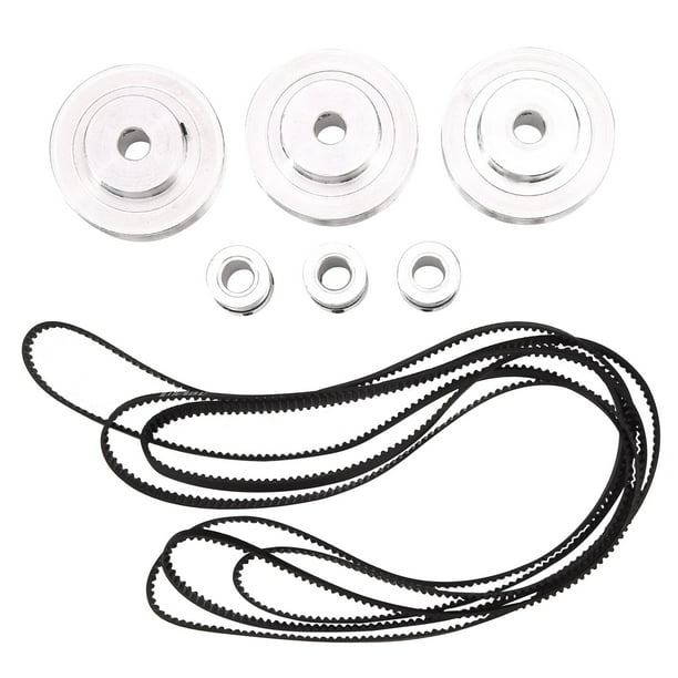 Tiabiaya 3 Pcs 2GT Synchronous Wheel 13 Reduction Drive Belt Wheel 60