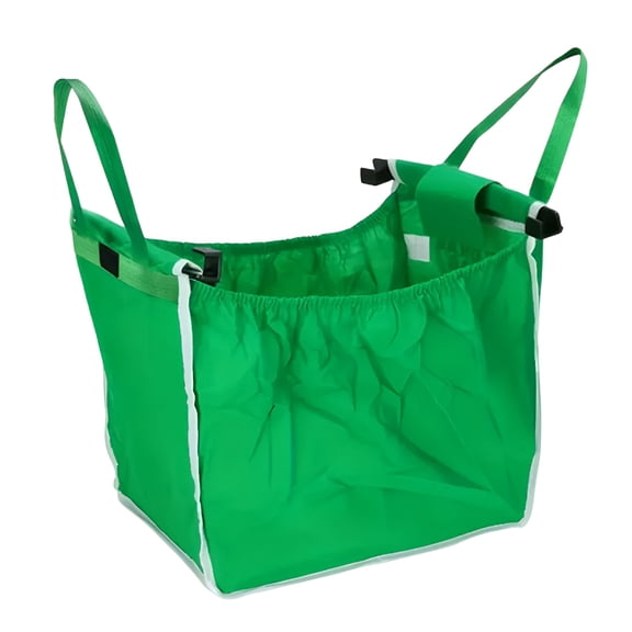 GASTROPOD 2026 New Food Storage Foldable Tote Handbag Large Trolley Clip to Cart Grocery Reusable Shopping Bags Food Storage Bags Clip to Cart Supermarket Bags Green One Size