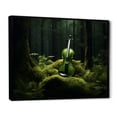 thumbnail image 2 of Designart "Forest'S Verdant Violin III" Music Floater Framed Wall Art Living Room, 2 of 5