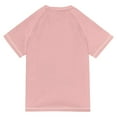 thumbnail image 6 of FORMRS Boys Rash Guard with Short Sleeves UPF 50+ Swim Shirts Sizes 3-12T, Pink Symmetrical Stars, 6 of 6