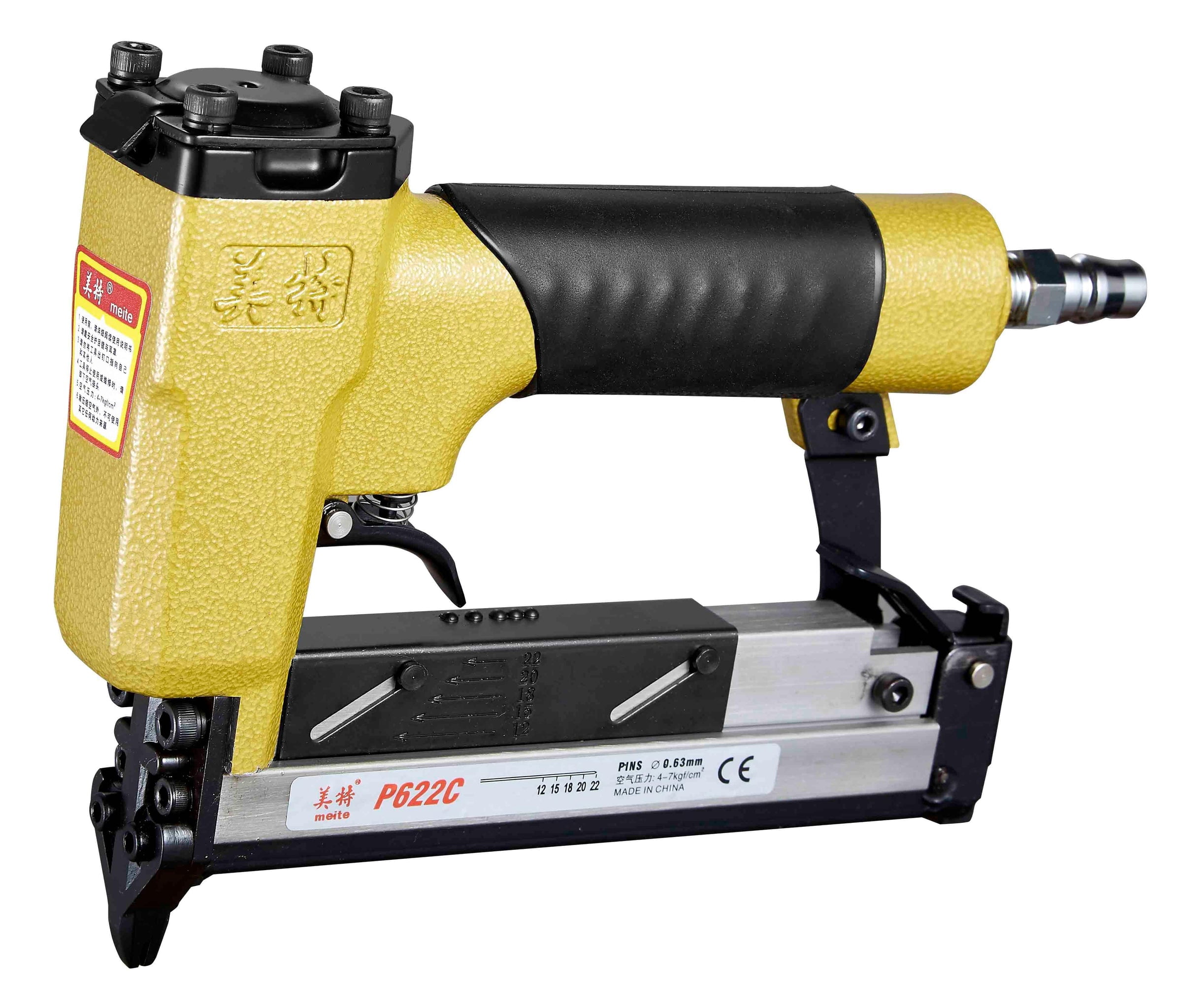 MEITE P622C Pneumatic Micro Headless Pin Nailer 23 Gauge 3/8" to 7/8" Length