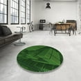 thumbnail image 3 of Ahgly Company Indoor Rectangle Patterned Dark Forest Green Area Rugs, 8' x 12', 3 of 6