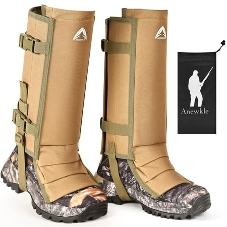 Anewkle Snake Gaiters Waterproof Lower Legs Snake Guards Snake Guards Bite Protection Adjustable Snake Proof Gaiters for Farm Working Hiking Hunting C29