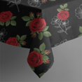 thumbnail image 5 of Pioneer Flower Floral Print Pattern Square Tablecloth, Waterproof Wipeable Spillproof Washable Table Cover for Home Kitchen Party Decor, 52"x52", 5 of 6
